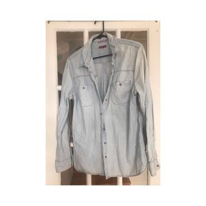 Button down jean shirt